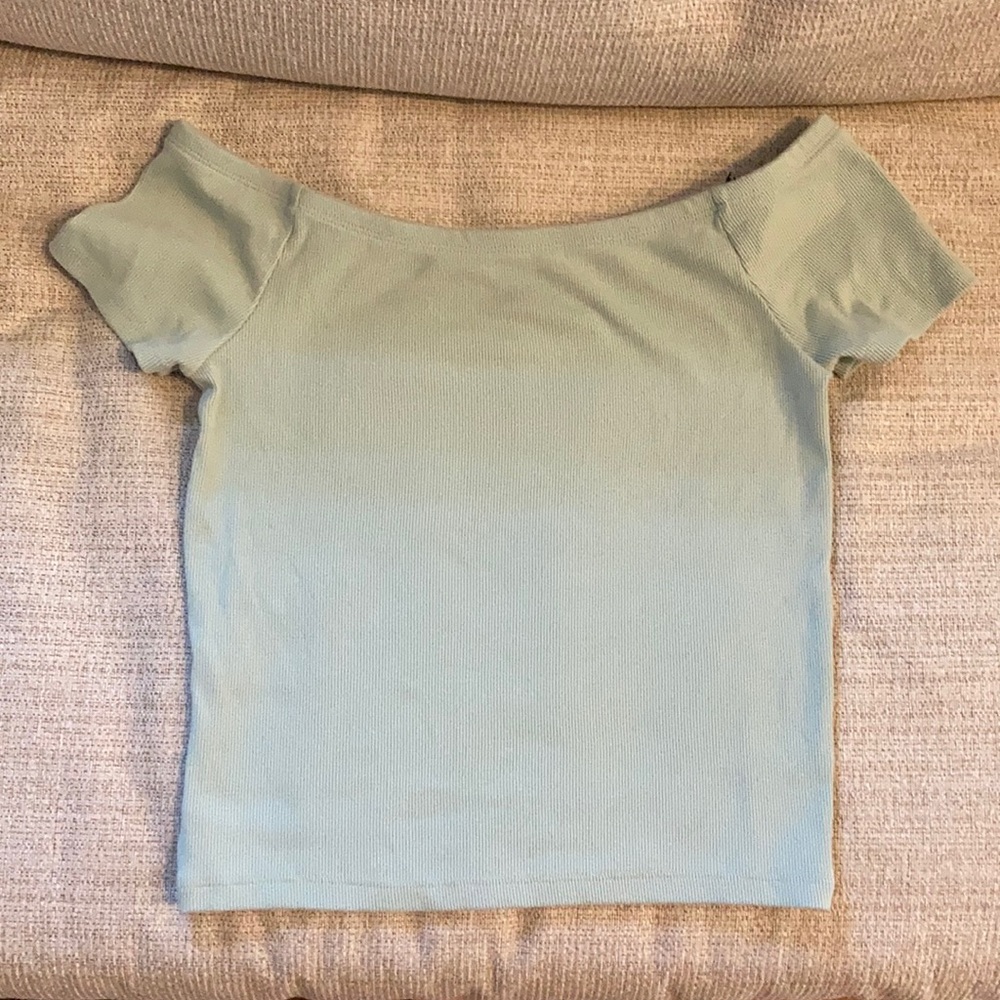 Forever 21 Mint off the shoulder top!